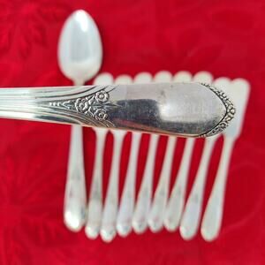 10X Spreader Serving Spoons Rogers International MARY LOU DEVONSHIRE Silverplate